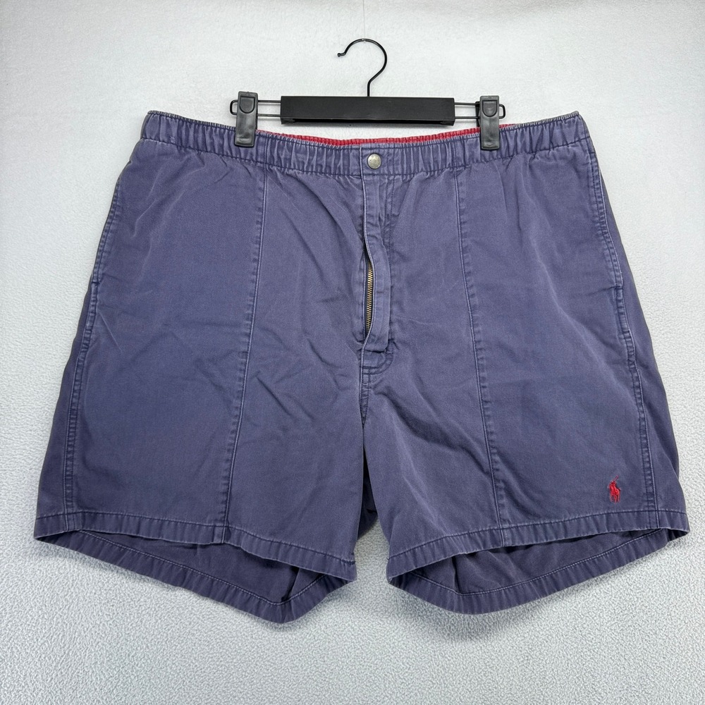 Polo Ralph Lauren Shorts Mens XL Blue Chino Classic Pony Logo Cotton
